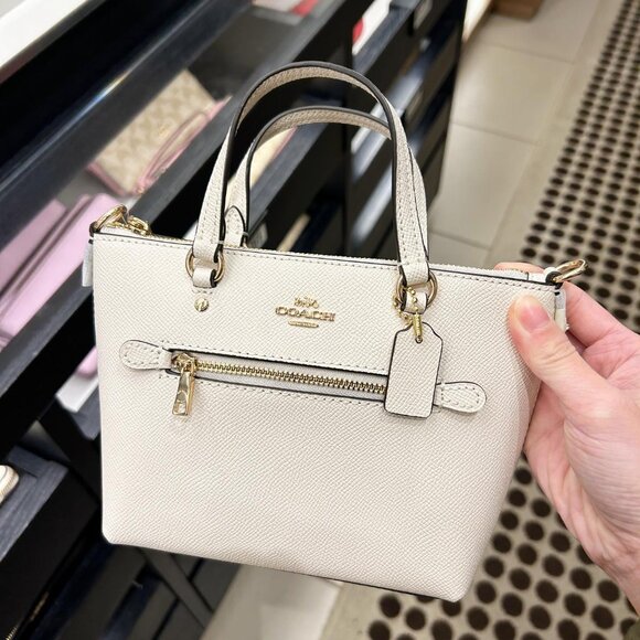 NWT - COACH Mini Gallery Crossbody - C9948 COLOR: Gold/Chalk